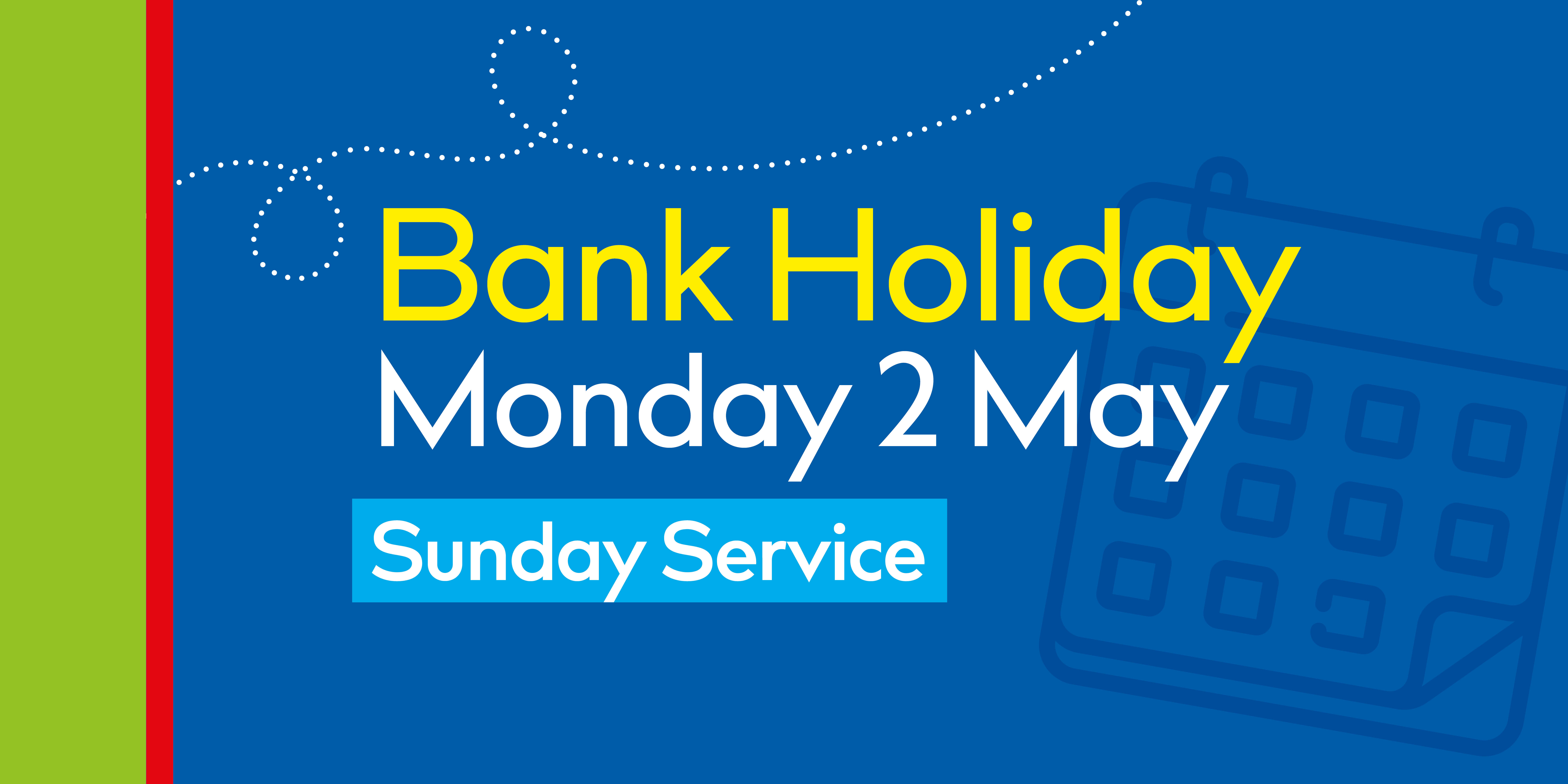 Bank Holiday Service Levels Swindon's Bus Company